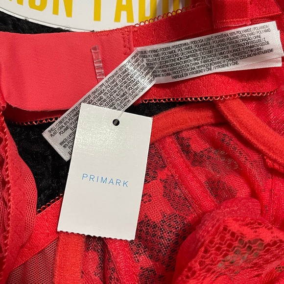 NWT Sexy Women’s Size 38C Secret Possessions Non-padded Lace Bra In Bright Red - Picture 9 of 10